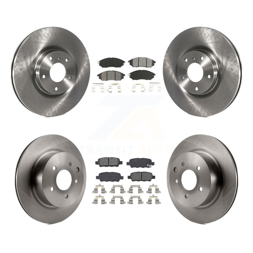 Transit Auto K8S-101246 Disc Brake Kit for 2005-2015 INFINITI Q40, INFINITI QX50, INFINITI EX37 & more - Front and Rear product image
