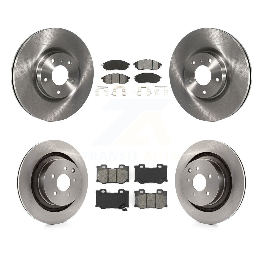Transit Auto K8S-101247 Disc Brake Kit for 2009-2020 Nissan 370Z - Front and Rear product image