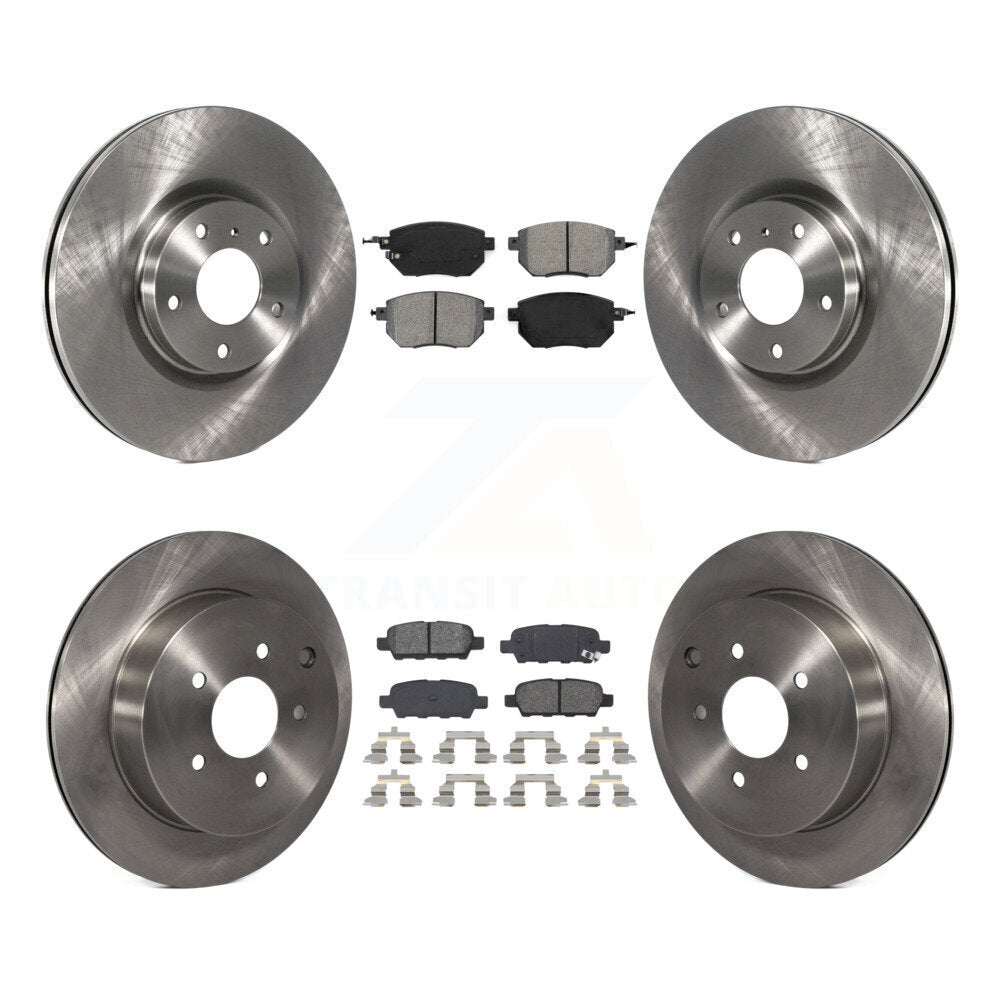 Transit Auto K8S-101249 Disc Brake Kit for 2005-2012 Nissan Murano - Front and Rear product image