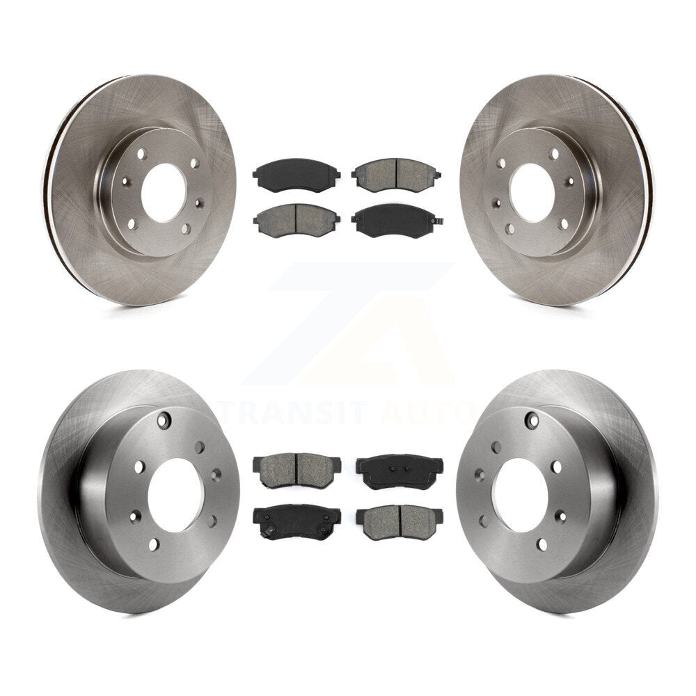Transit Auto K8S-101253 Disc Brake Kit for 2002-2004 Hyundai Sonata, Kia Magentis, Kia Optima - Front and Rear product image