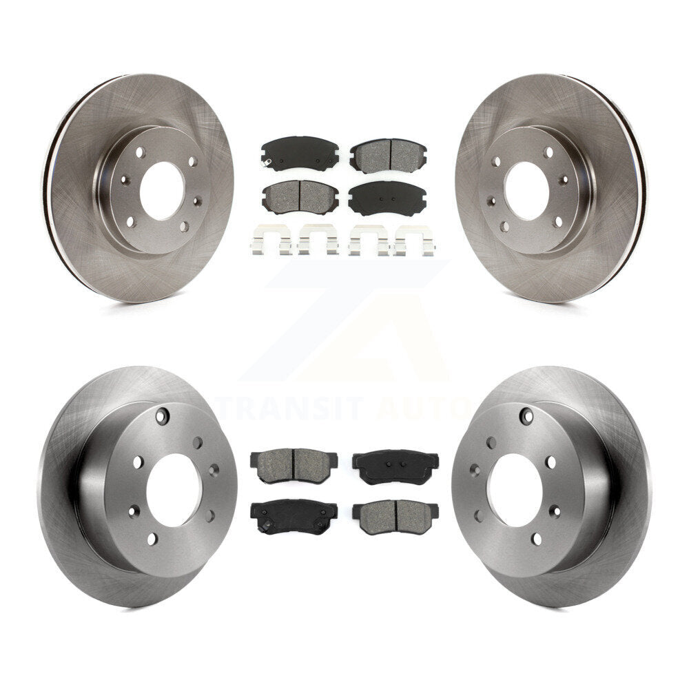 Transit Auto K8S-101254 Disc Brake Kit for 2003-2006 Kia Magentis, Kia Optima, Hyundai Sonata - Front and Rear product image