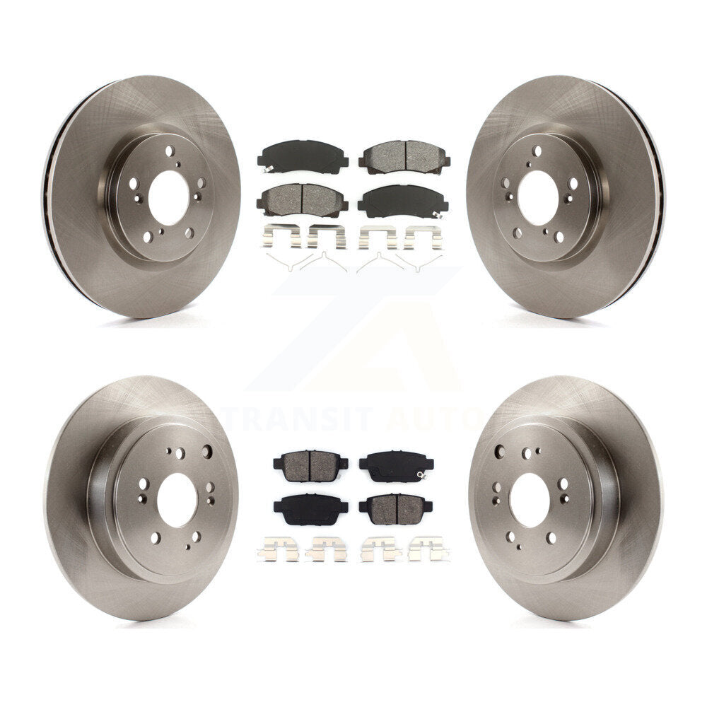 Transit Auto K8S-101262 Disc Brake Kit for 2006-2014 Honda Ridgeline - Front and Rear product image