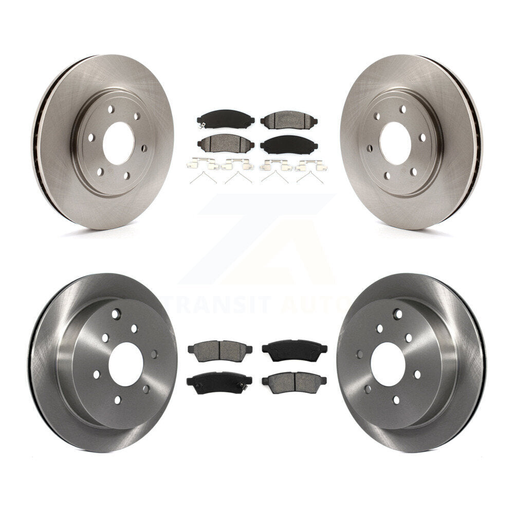 Transit Auto K8S-101267 Disc Brake Kit for 2005-2019 Suzuki Equator, Nissan Frontier - Front and Rear product image