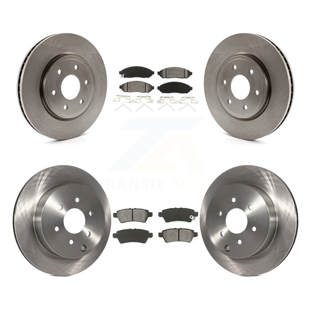 Transit Auto K8S-101271 Disc Brake Kit for 2005-2012 Nissan Pathfinder - Front and Rear product image