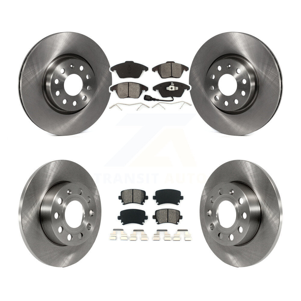 Transit Auto K8S-101274 Disc Brake Kit for 2006-2009 Audi A3, Audi A3 Quattro, Volkswagen Rabbit - Front and Rear product image