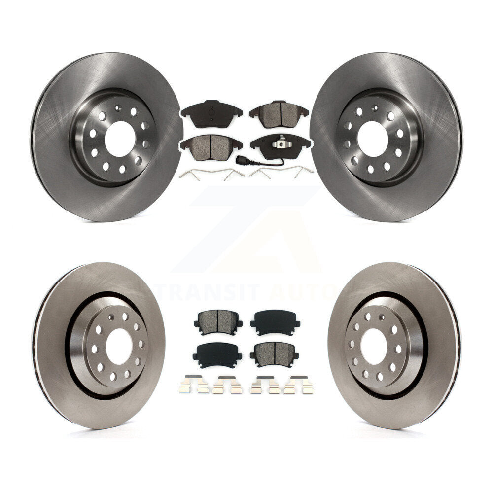 Transit Auto K8S-101275 Disc Brake Kit for 2009-2010 Volkswagen Passat CC - Front and Rear product image