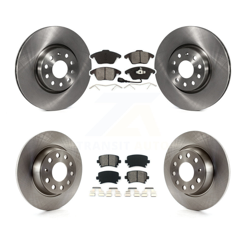 Transit Auto K8S-101276 Disc Brake Kit for 2006-2010 Volkswagen GTI, Audi A3, Audi A3 Quattro & more - Front and Rear product image