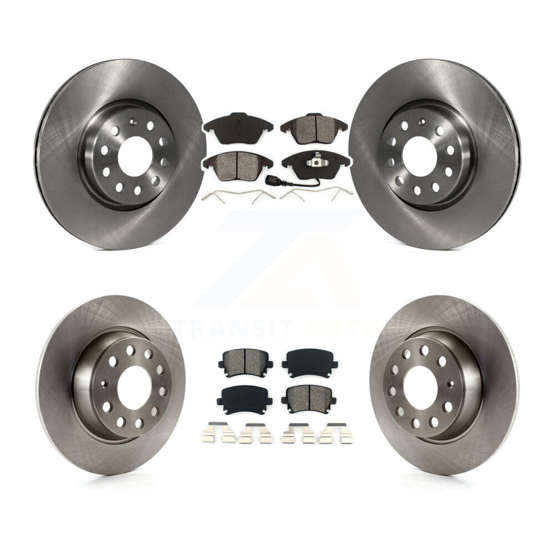 Transit Auto K8S-101276 Disc Brake Kit for 2006-2010 Volkswagen GTI, Audi A3, Audi A3 Quattro & more - Front and Rear product image
