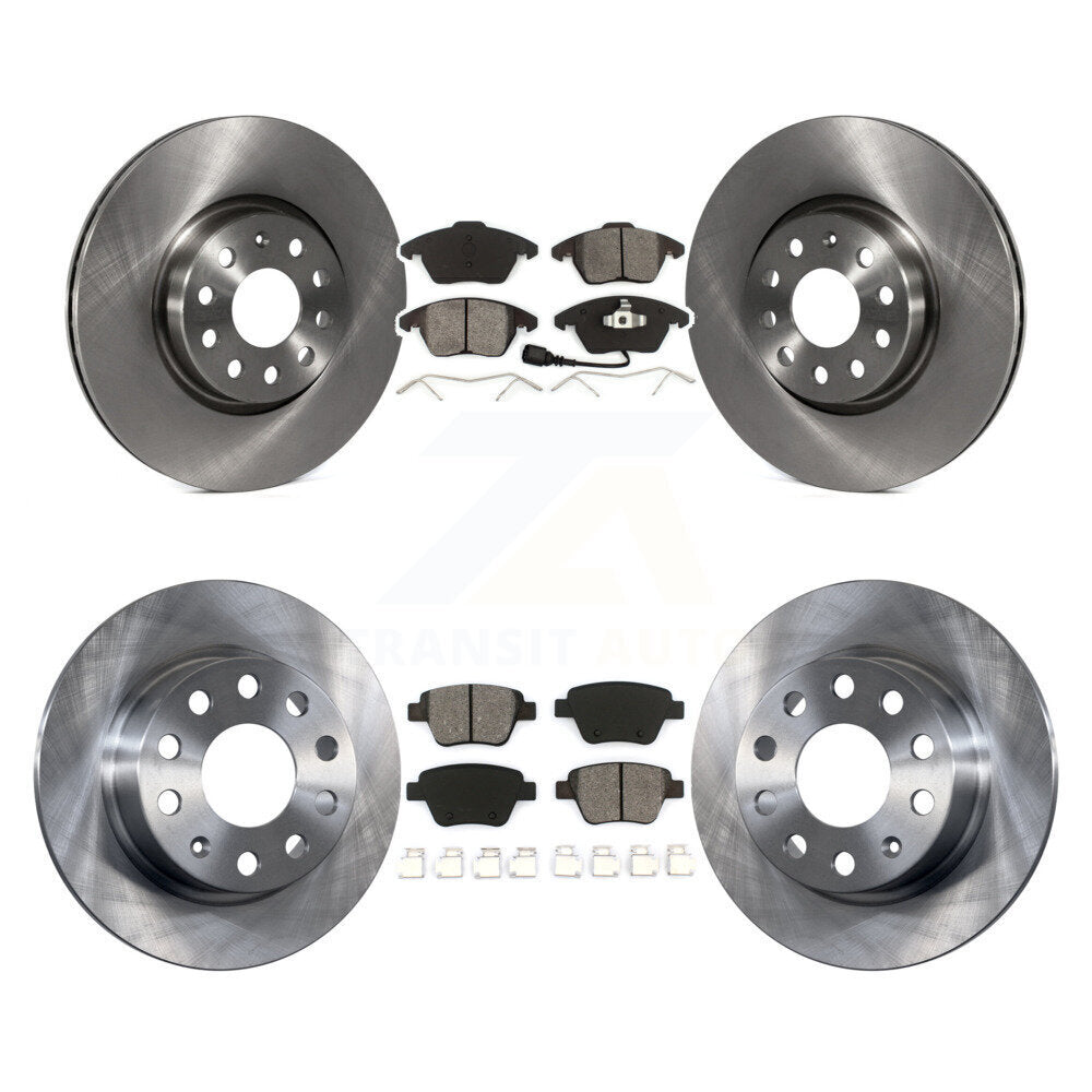 Transit Auto K8S-101279 Disc Brake Kit for 2017-2018 Volkswagen Jetta - Front and Rear product image