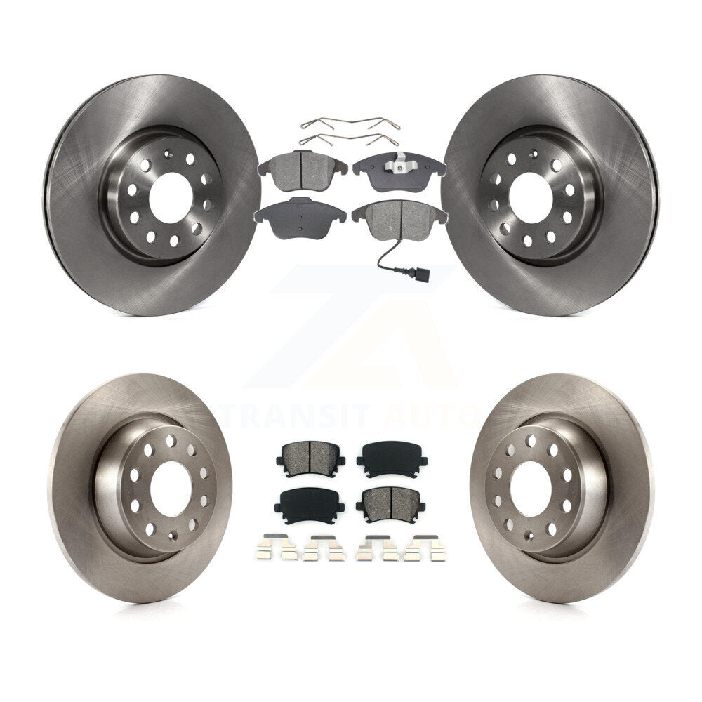 Transit Auto K8S-101281 Disc Brake Kit for 2009-2018 Volkswagen Tiguan Limited, Audi Q3, Audi Q3 Quattro & more - Front and Rear product image