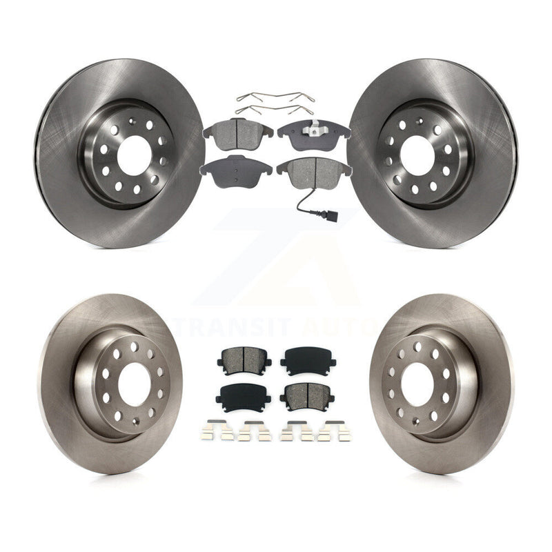 Transit Auto K8S-101281 Disc Brake Kit for 2009-2018 Volkswagen Tiguan Limited, Audi Q3, Audi Q3 Quattro & more - Front and Rear product image