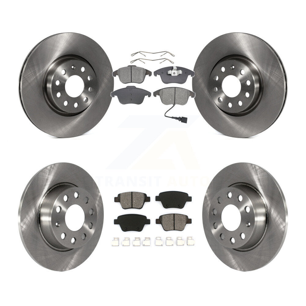 Transit Auto K8S-101282 Disc Brake Kit for 2012-2014 Volkswagen Passat - Front and Rear product image