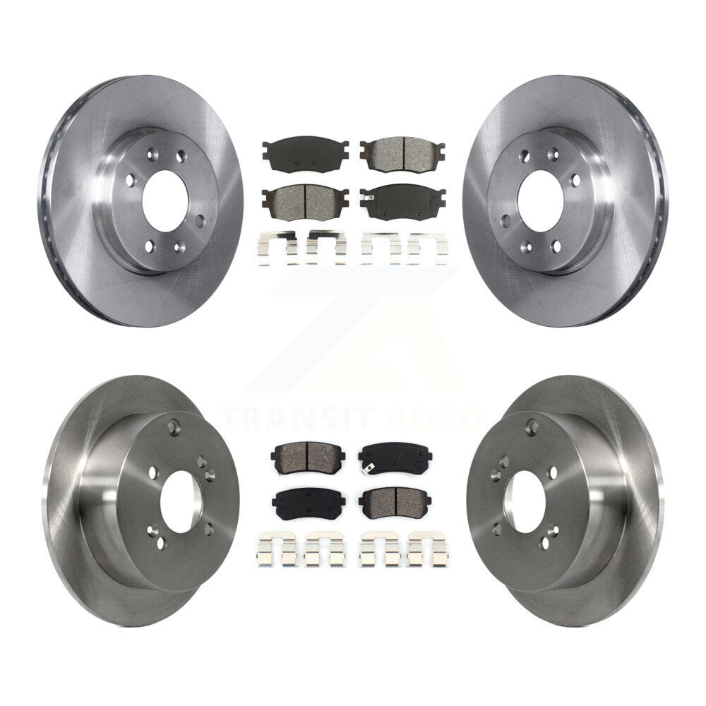 Transit Auto K8S-101294 Disc Brake Kit for 2006-2010 Hyundai Accent, Kia Rio, Kia Rio5 - Front and Rear product image