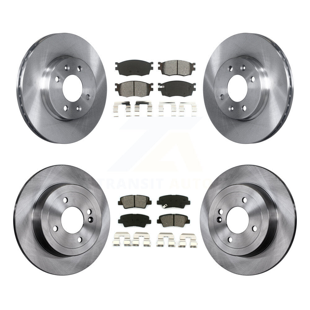 Transit Auto K8S-101295 Disc Brake Kit for 2011 Hyundai Accent - Front and Rear product image