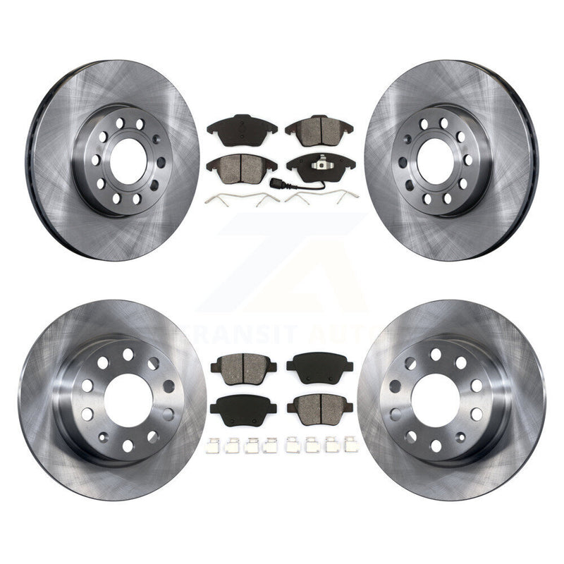 Transit Auto K8S-101300 Disc Brake Kit for 2017-2018 Volkswagen Jetta - Front and Rear product image