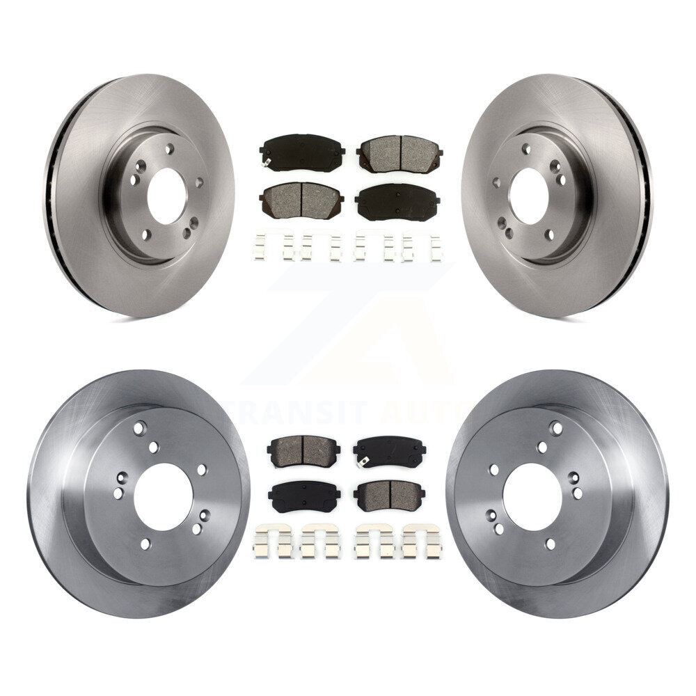Transit Auto K8S-101302 Disc Brake Kit for 2010-2016 Hyundai Tucson, Kia Sportage - Front and Rear product image