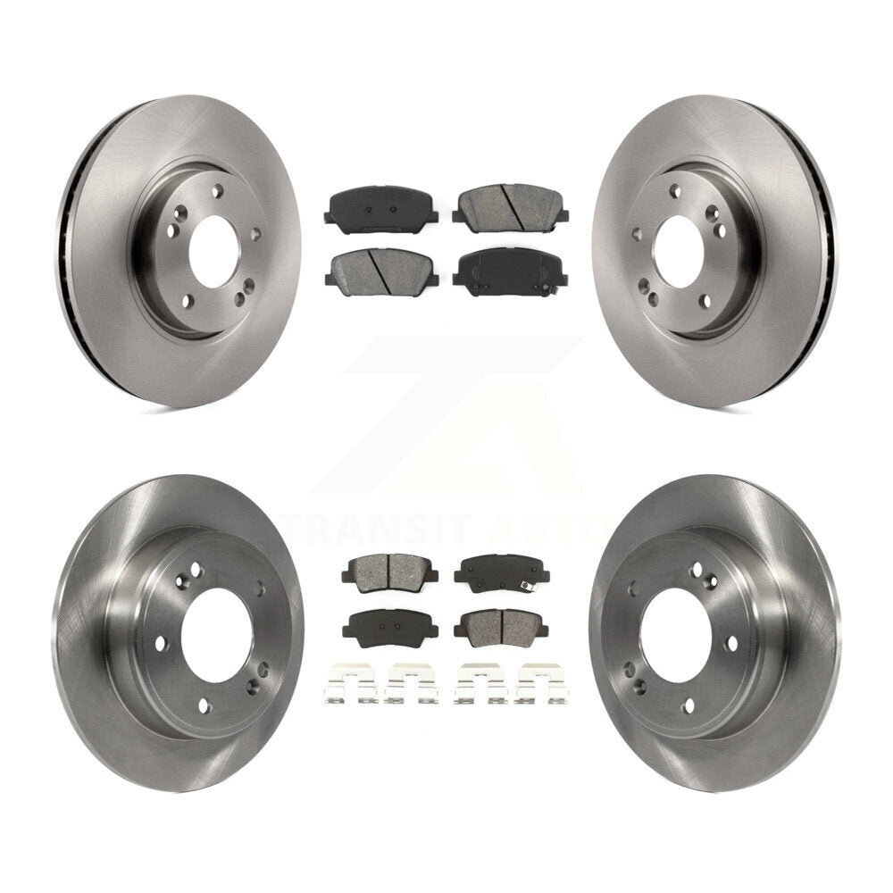 Transit Auto K8S-101305 Disc Brake Kit for 2013-2015 Hyundai Veloster - Front and Rear product image