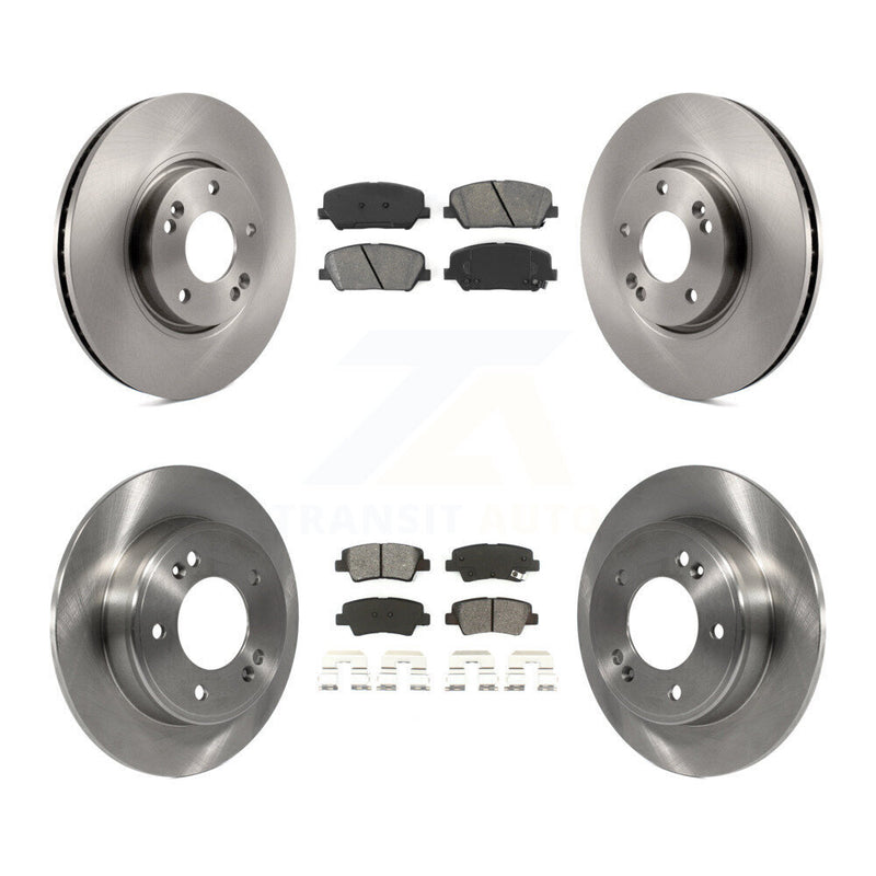 Transit Auto K8S-101305 Disc Brake Kit for 2013-2015 Hyundai Veloster - Front and Rear product image