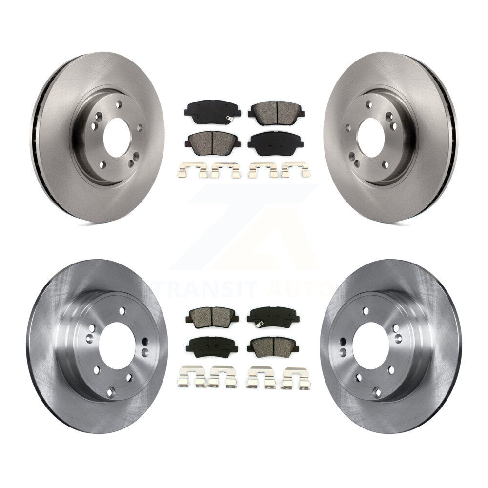 Transit Auto K8S-101306 Disc Brake Kit for 2011-2016 Kia Optima, Hyundai Sonata - Front and Rear product image