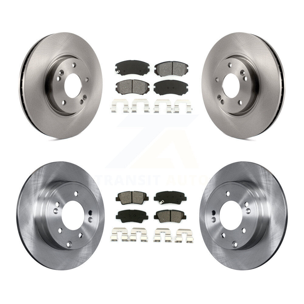Transit Auto K8S-101310 Disc Brake Kit for 2008-2010 Hyundai Sonata - Front and Rear product image