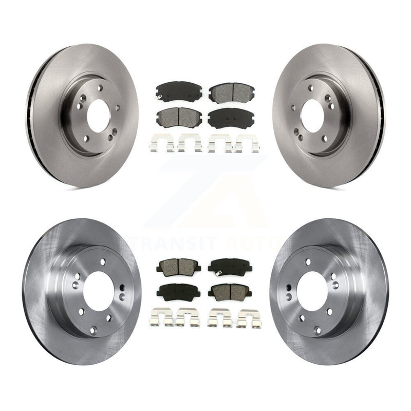Transit Auto K8S-101310 Disc Brake Kit for 2008-2010 Hyundai Sonata - Front and Rear product image