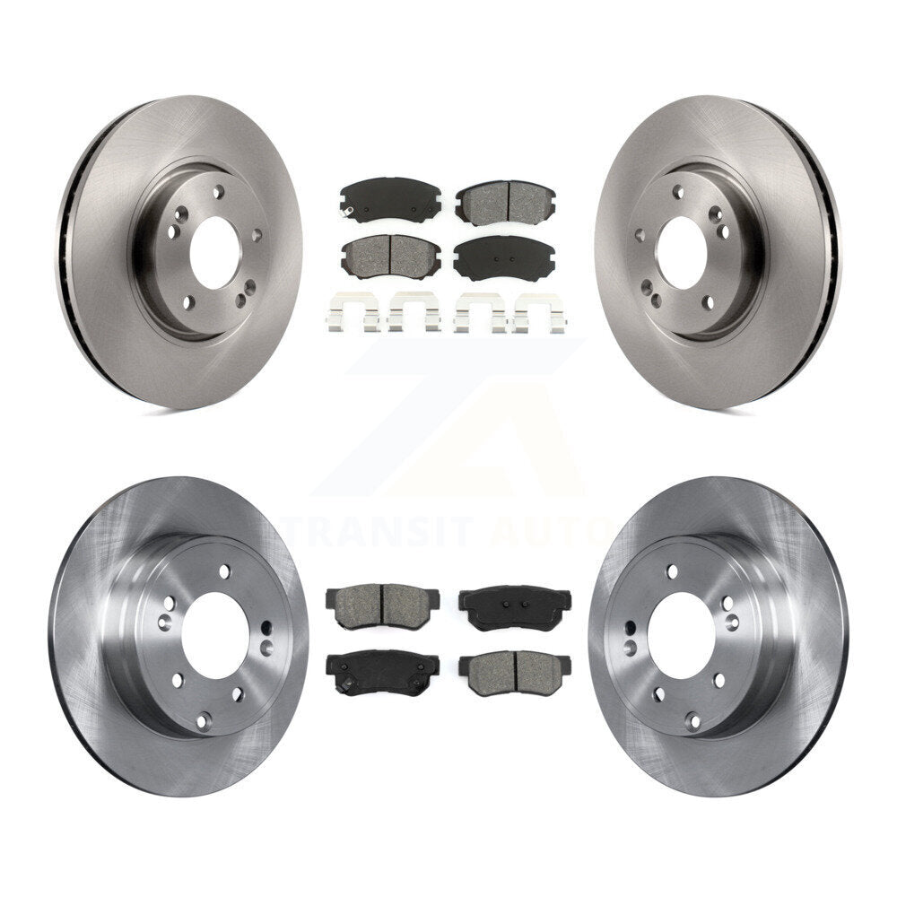Transit Auto K8S-101311 Disc Brake Kit for 2006-2008 Hyundai Sonata - Front and Rear product image