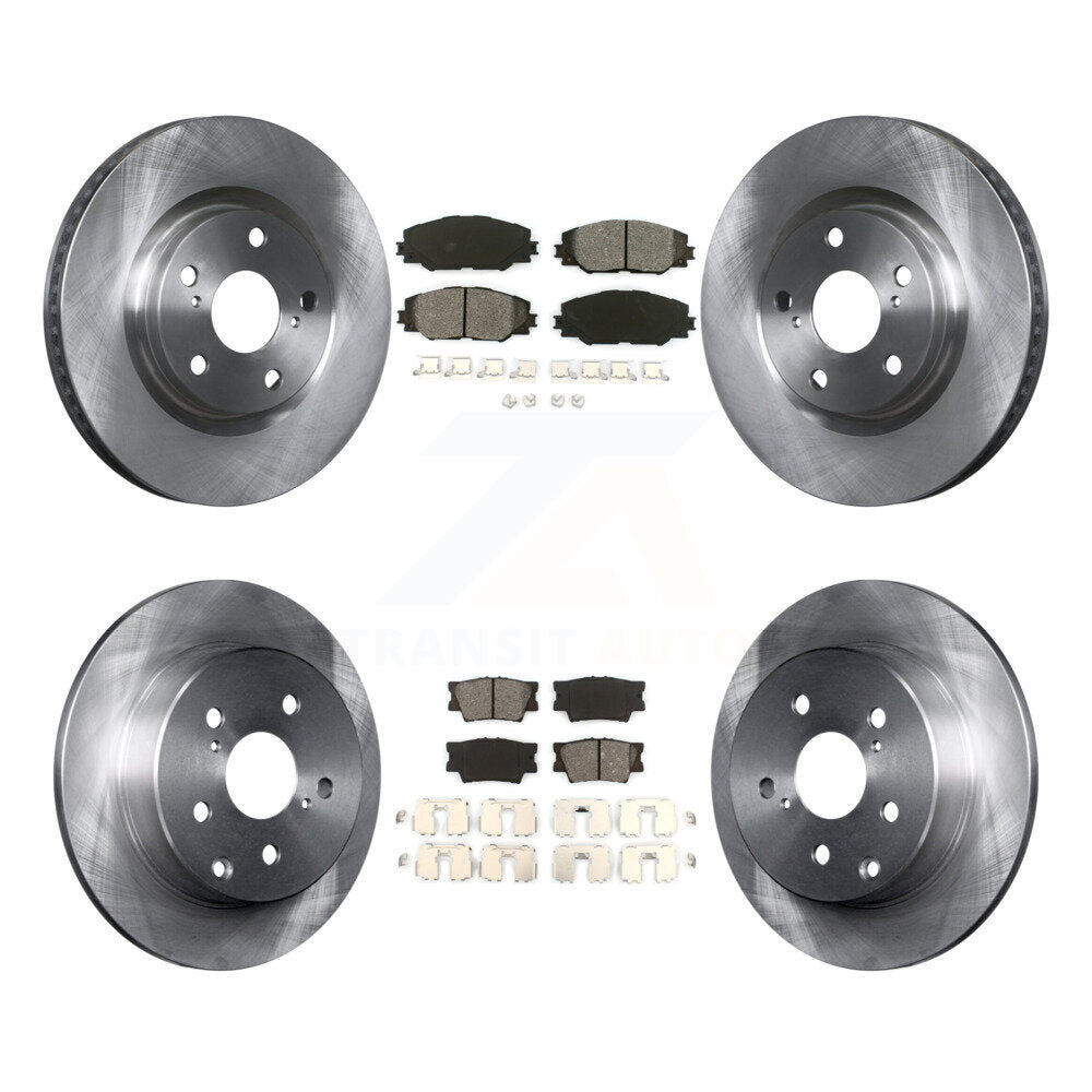 Transit Auto K8S-101317 Disc Brake Kit for 2006-2018 Toyota RAV4 - Front and Rear product image