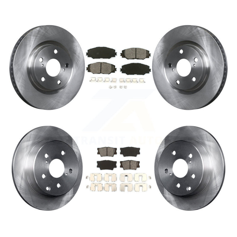 Transit Auto K8S-101317 Disc Brake Kit for 2006-2018 Toyota RAV4 - Front and Rear product image