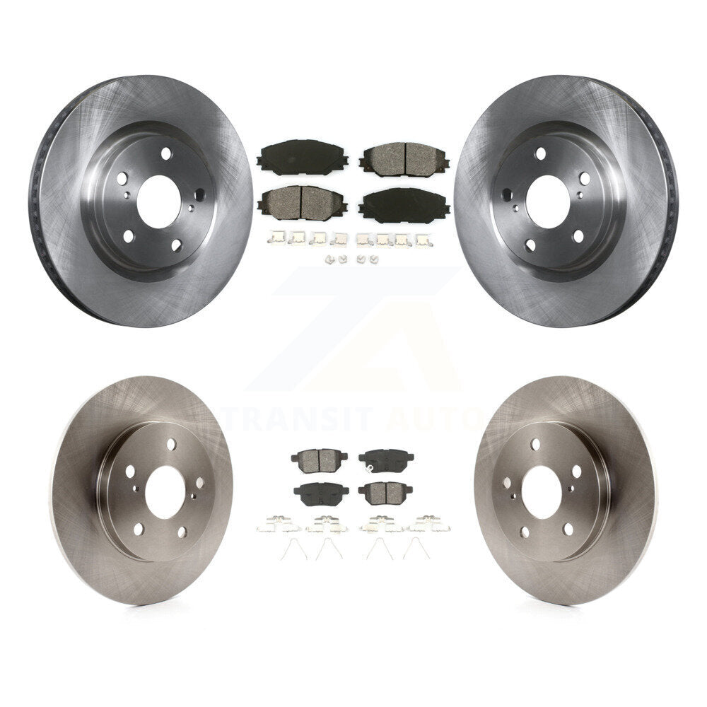 Transit Auto K8S-101319 Disc Brake Kit for 2009-2018 Toyota Corolla iM, Scion iM, Pontiac Vibe & more - Front and Rear product image