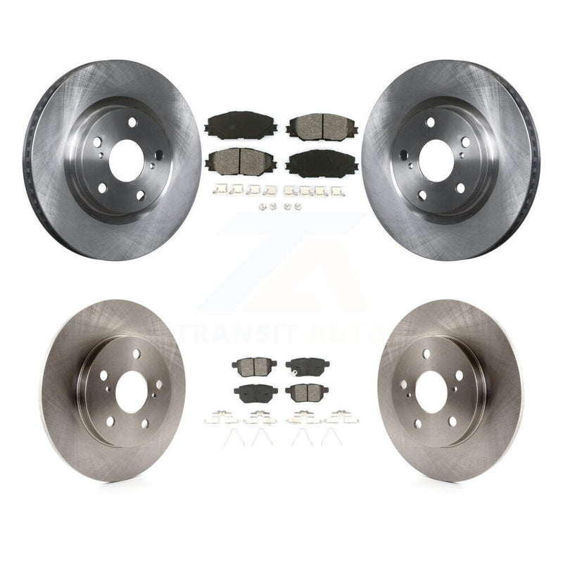 Transit Auto K8S-101319 Disc Brake Kit for 2009-2018 Toyota Corolla iM, Scion iM, Pontiac Vibe & more - Front and Rear product image
