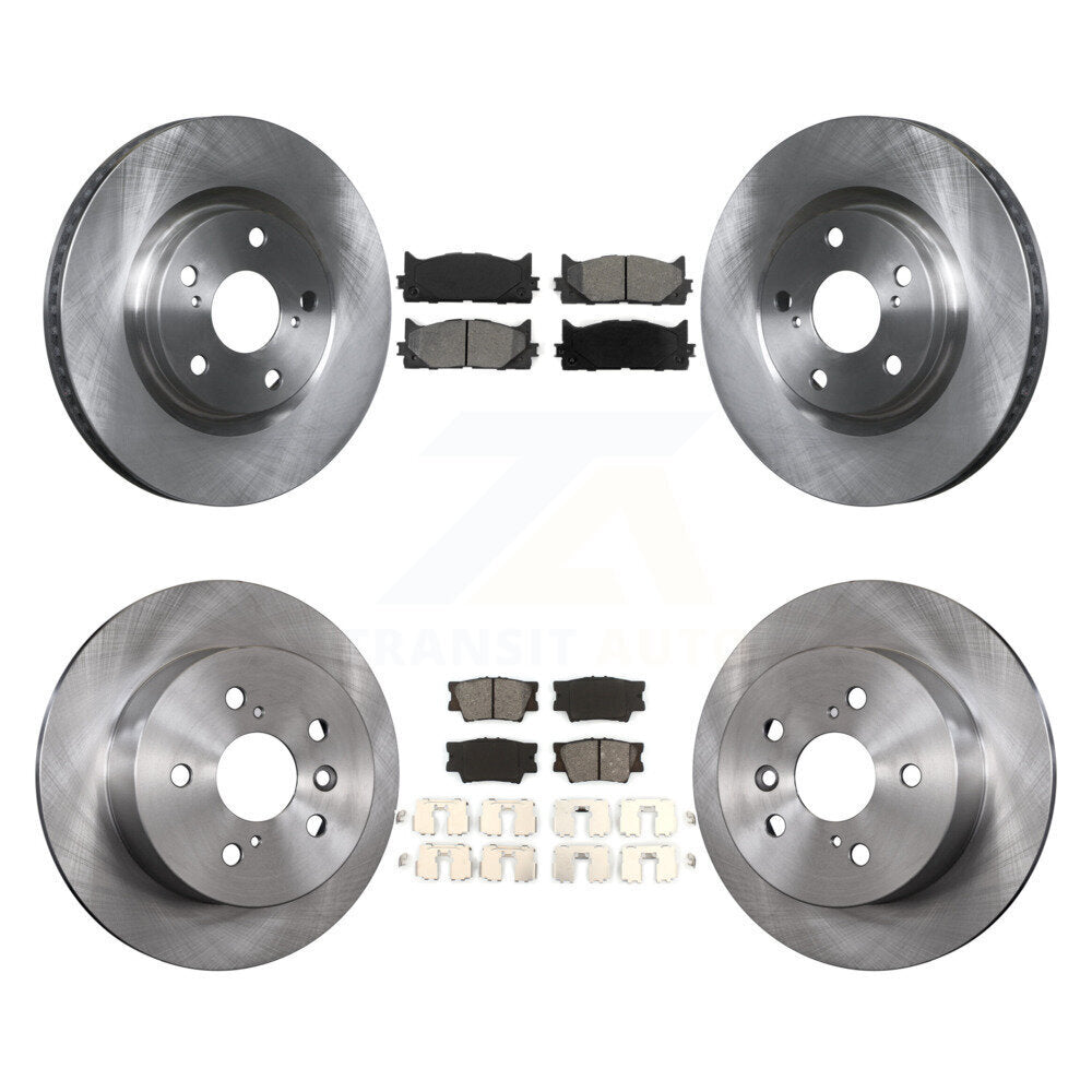 Transit Auto K8S-101322 Disc Brake Kit for 2012-2018 Lexus ES300h, Lexus ES350, Toyota Avalon & more - Front and Rear product image