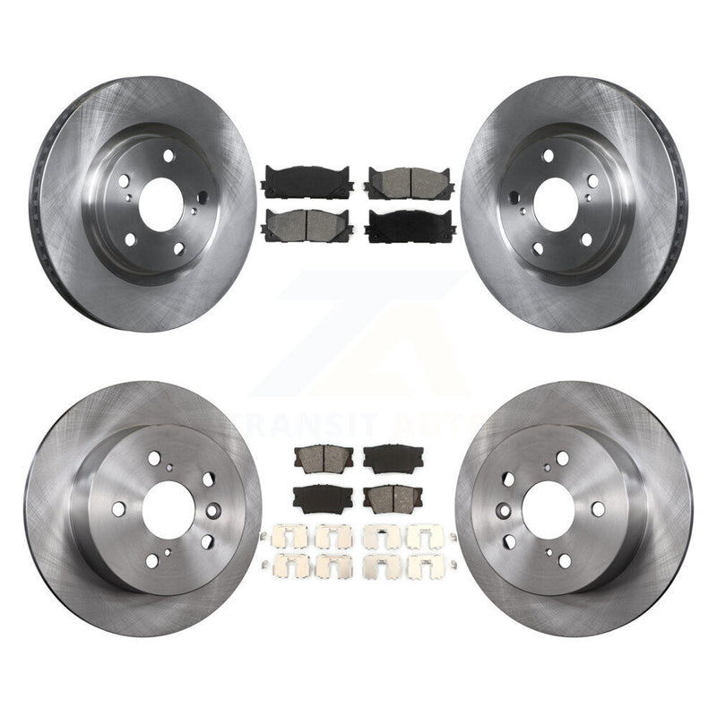 Transit Auto K8S-101322 Disc Brake Kit for 2012-2018 Lexus ES300h, Lexus ES350, Toyota Avalon & more - Front and Rear product image