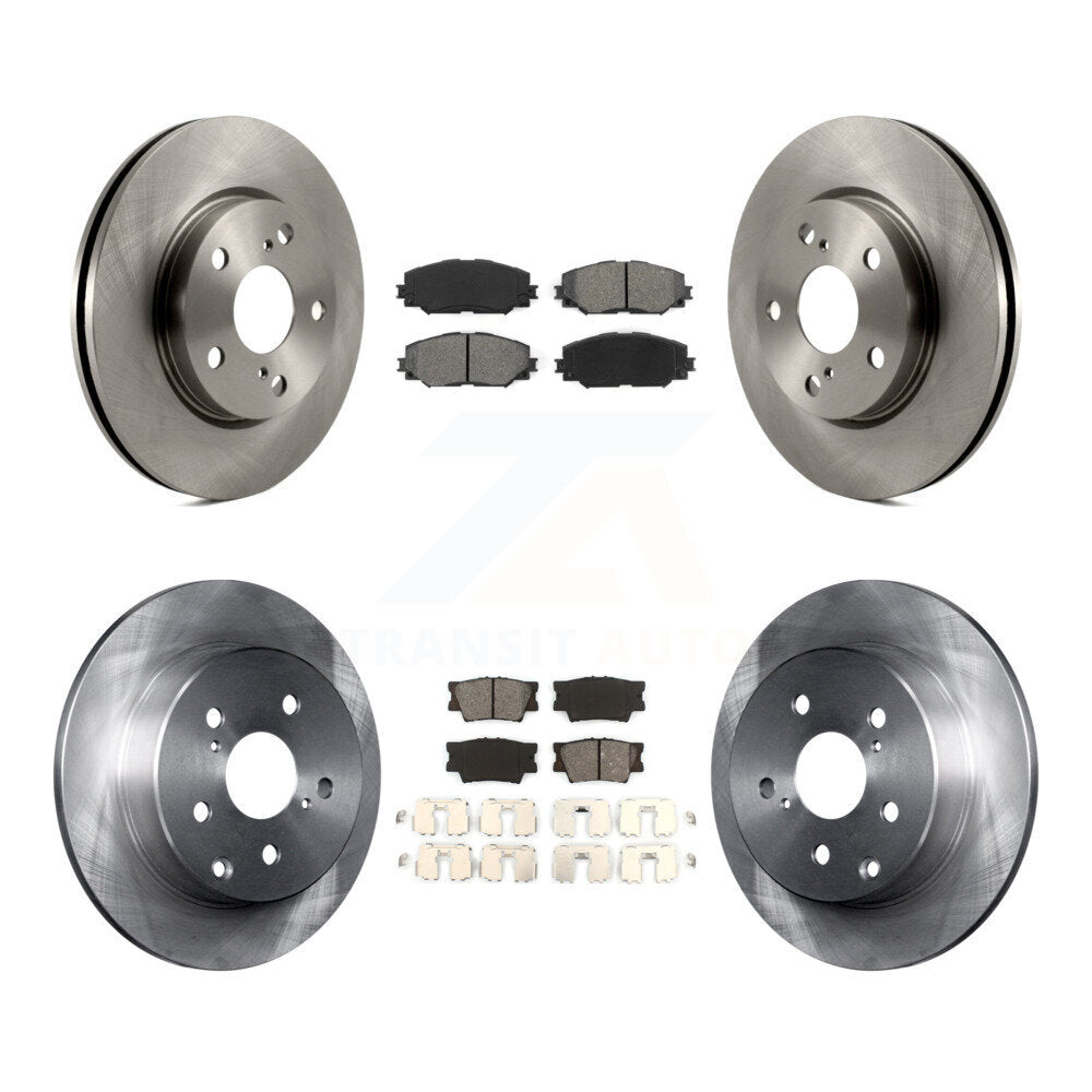 Transit Auto K8S-101324 Disc Brake Kit for 2006-2018 Toyota RAV4, Lexus HS250h - Front and Rear product image