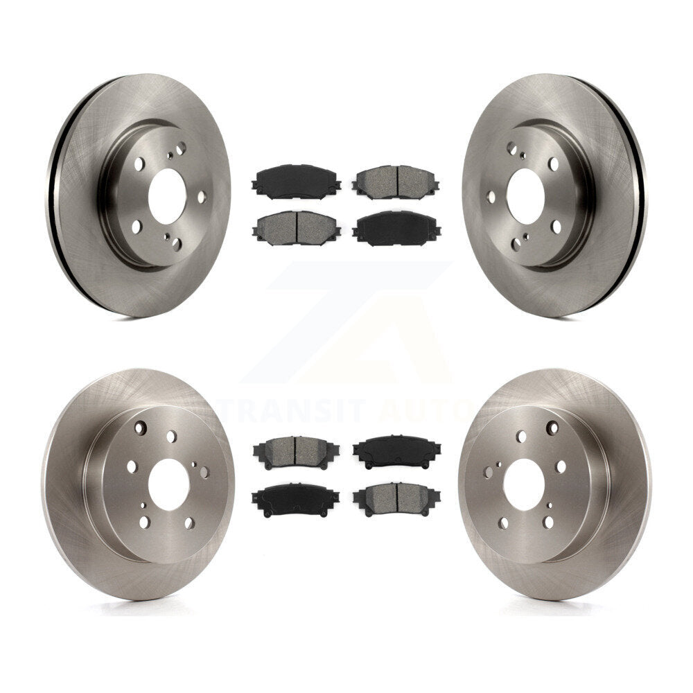 Transit Auto K8S-101326 Disc Brake Kit for 2012-2018 Toyota Prius V - Front and Rear product image