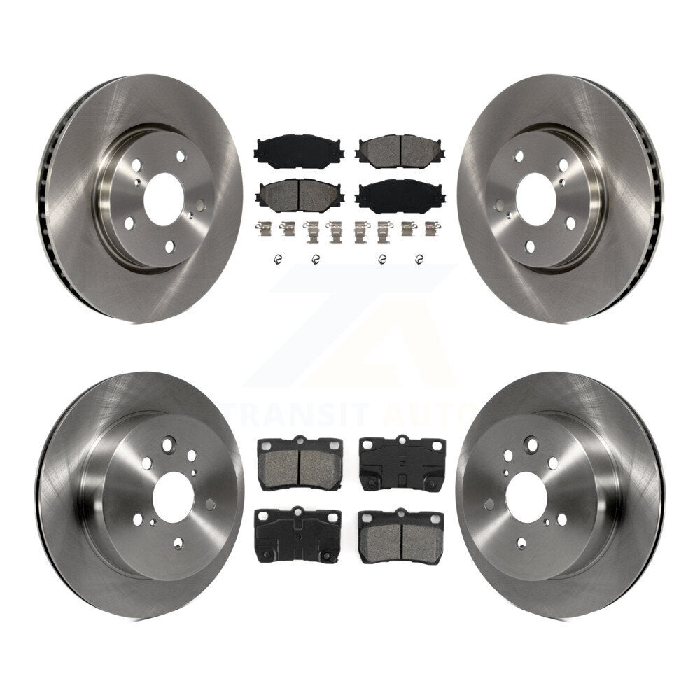 Transit Auto K8S-101333 Disc Brake Kit for 2010-2013 Lexus IS250 - Front and Rear product image