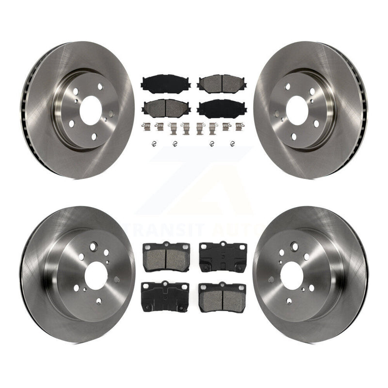 Transit Auto K8S-101333 Disc Brake Kit for 2010-2013 Lexus IS250 - Front and Rear product image