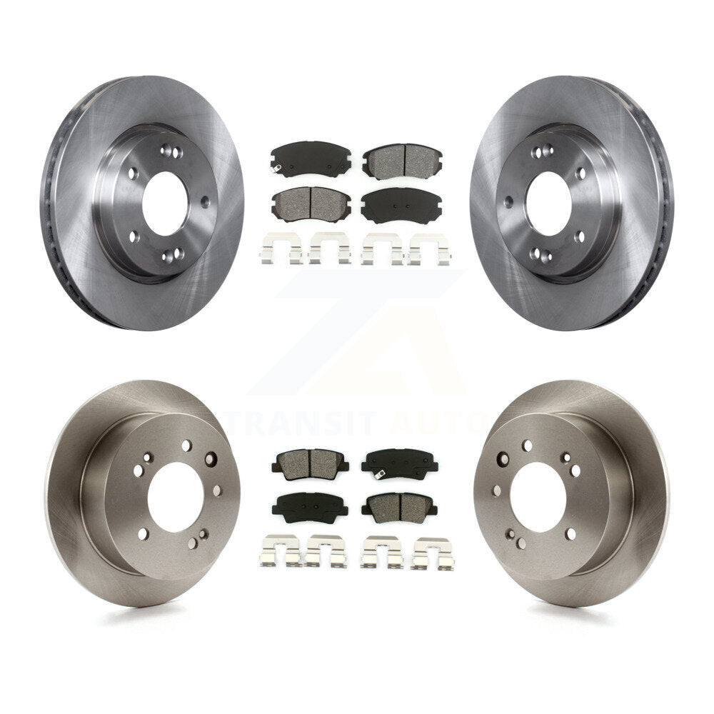 Transit Auto K8S-101336 Disc Brake Kit for 2010 Hyundai Elantra - Front and Rear product image