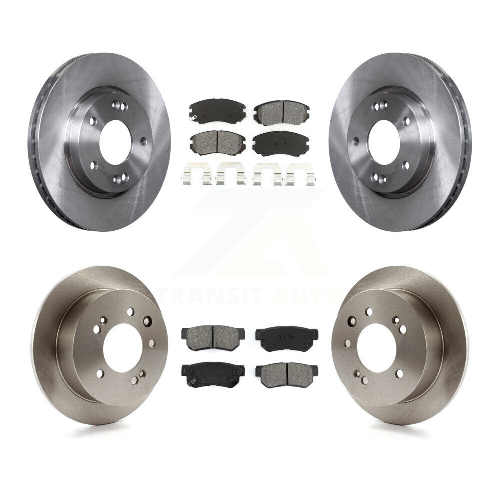 Transit Auto K8S-101337 Disc Brake Kit for 2007-2010 Hyundai Elantra - Front and Rear product image