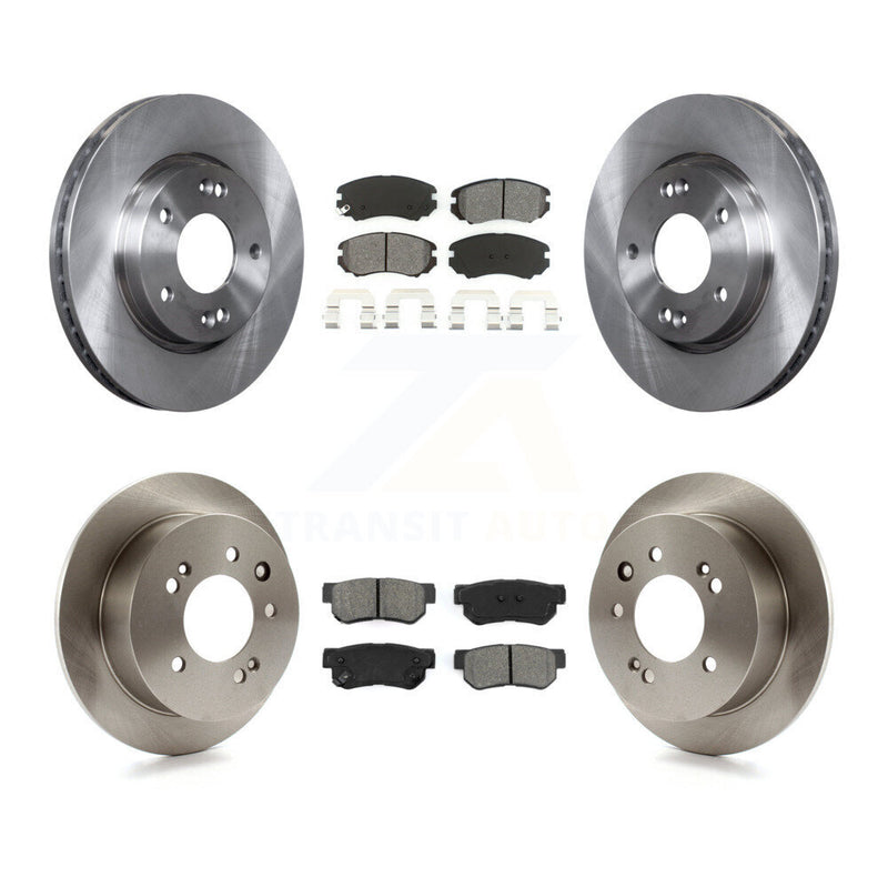 Transit Auto K8S-101337 Disc Brake Kit for 2007-2010 Hyundai Elantra - Front and Rear product image