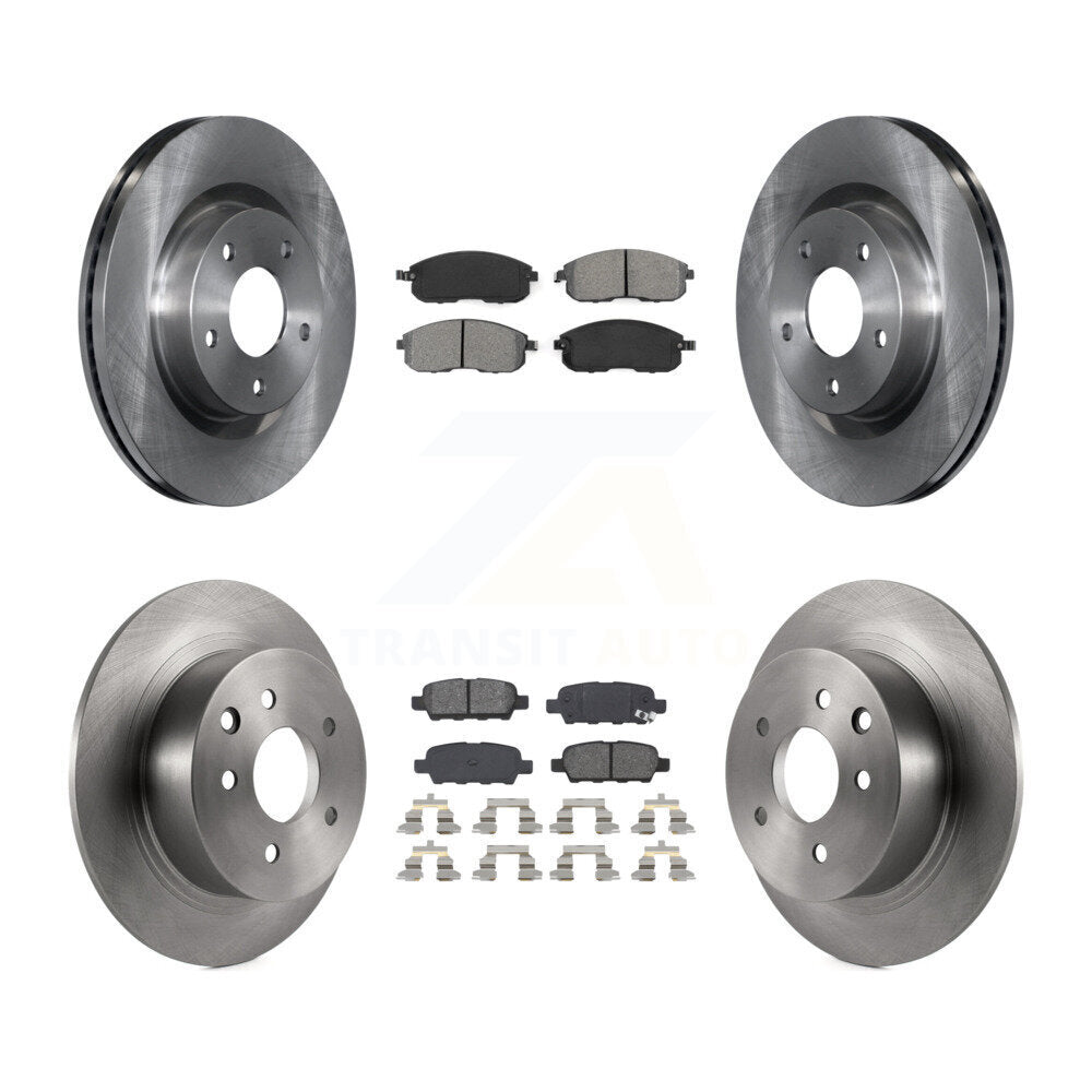 Transit Auto K8S-101358 Disc Brake Kit for 2007-2013 Nissan Altima - Front and Rear product image