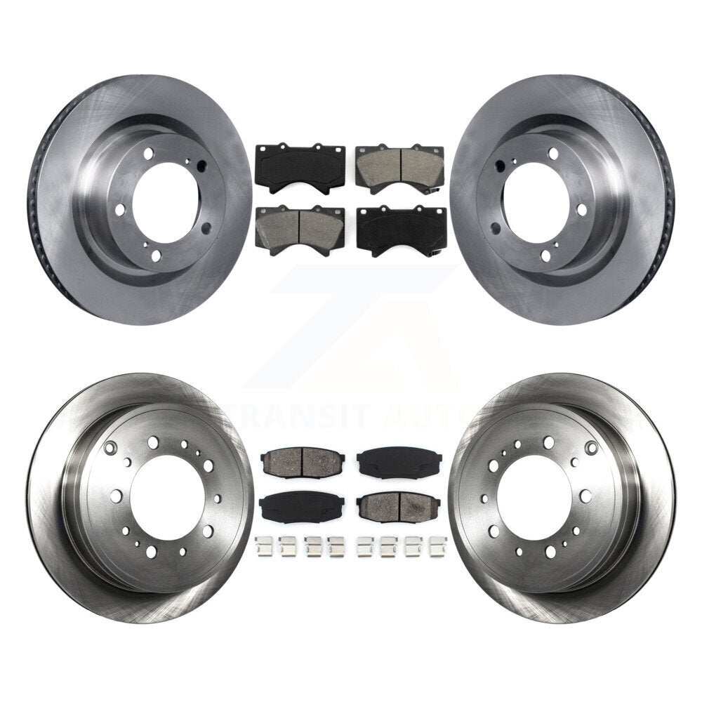 Transit Auto K8S-101366 Disc Brake Kit for 2007-2022 Toyota Land Cruiser, Lexus LX570, Toyota Sequoia & more - Front and Rear product image