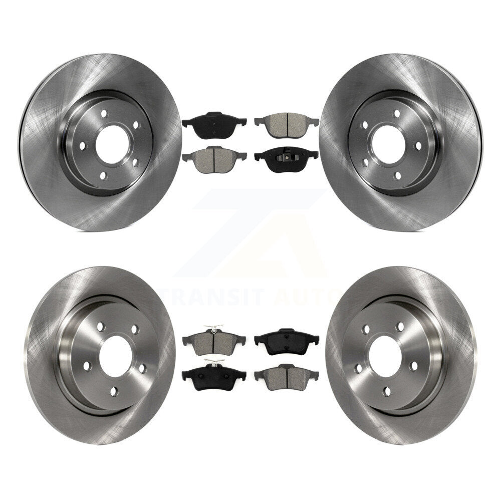 Transit Auto K8S-101376 Disc Brake Kit for 2004-2013 Volvo C30, Volvo C70, Volvo S40 & more - Front and Rear product image