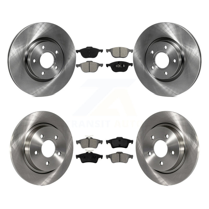 Transit Auto K8S-101376 Disc Brake Kit for 2004-2013 Volvo C30, Volvo C70, Volvo S40 & more - Front and Rear product image