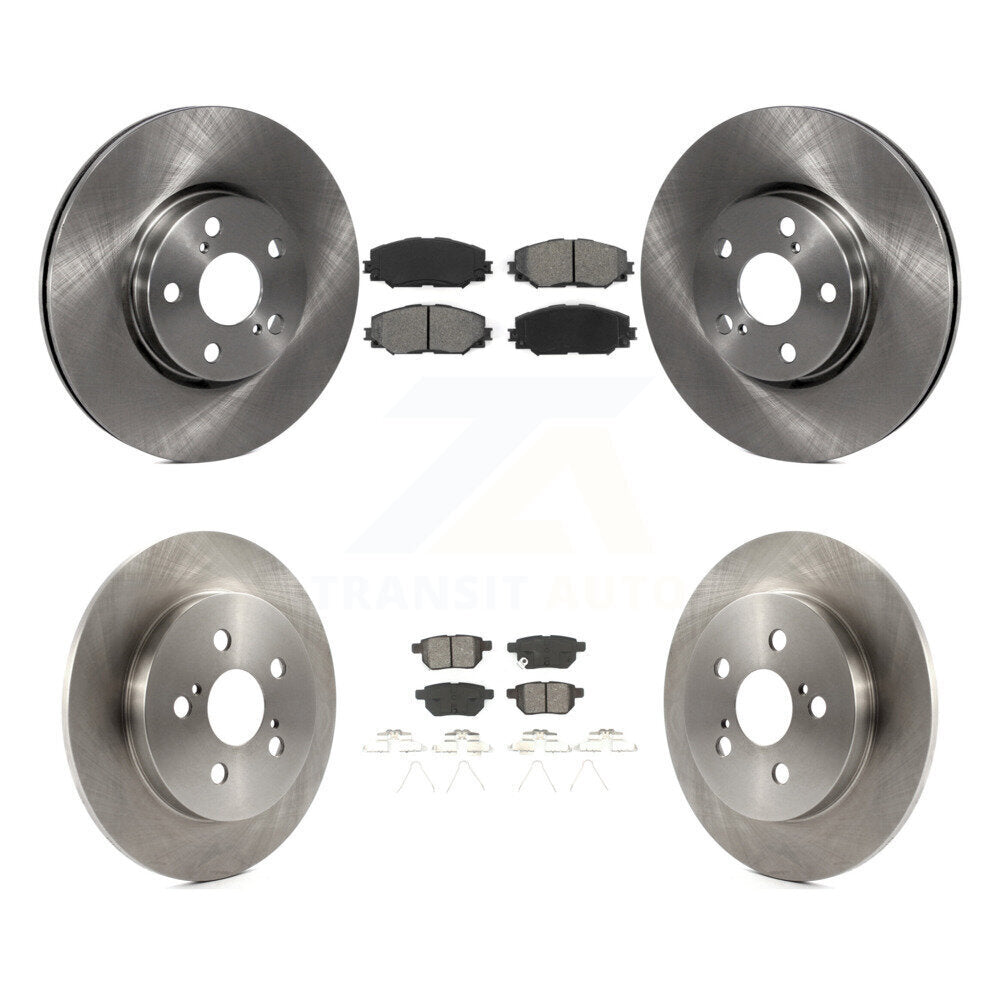 Transit Auto K8S-101384 Disc Brake Kit for 2009-2019 Toyota Corolla, Toyota Matrix, Pontiac Vibe - Front and Rear product image