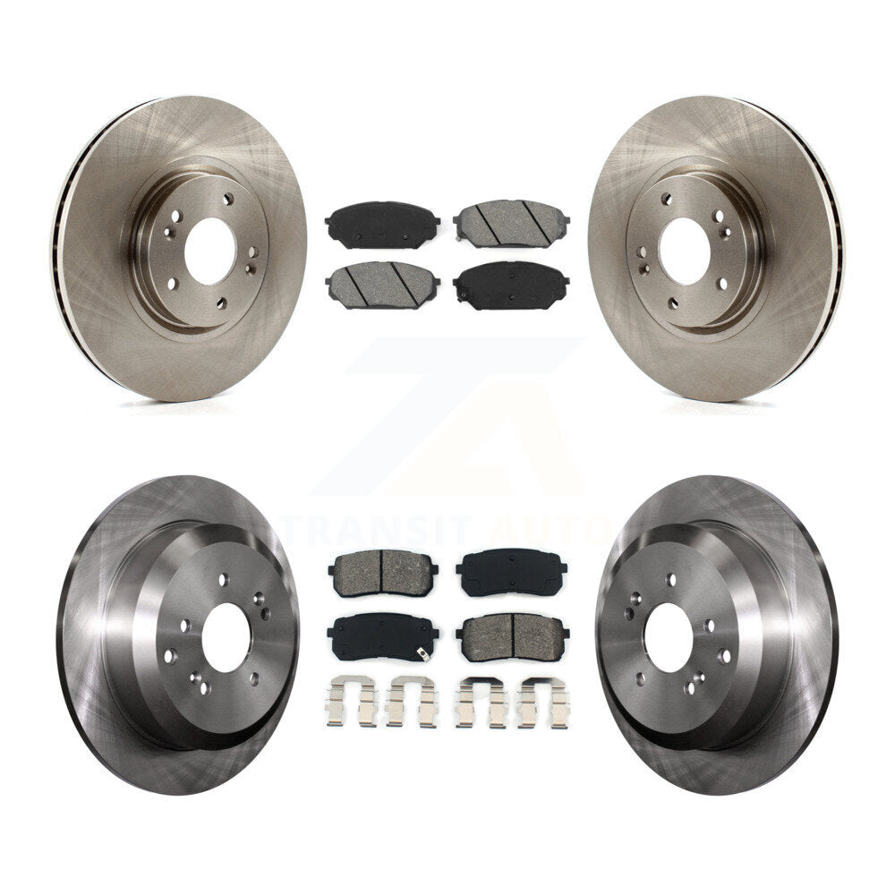 Transit Auto K8S-101388 Disc Brake Kit for 2007-2012 Hyundai Veracruz - Front and Rear product image
