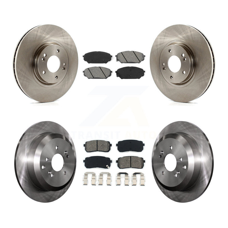 Transit Auto K8S-101388 Disc Brake Kit for 2007-2012 Hyundai Veracruz - Front and Rear product image