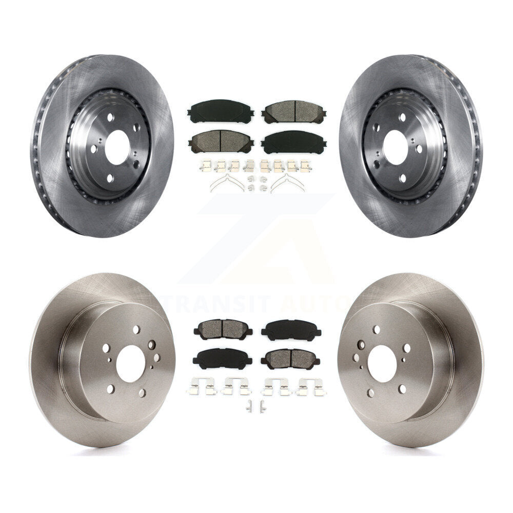 Transit Auto K8S-101389 Disc Brake Kit for 2008-2013 Toyota Highlander - Front and Rear product image