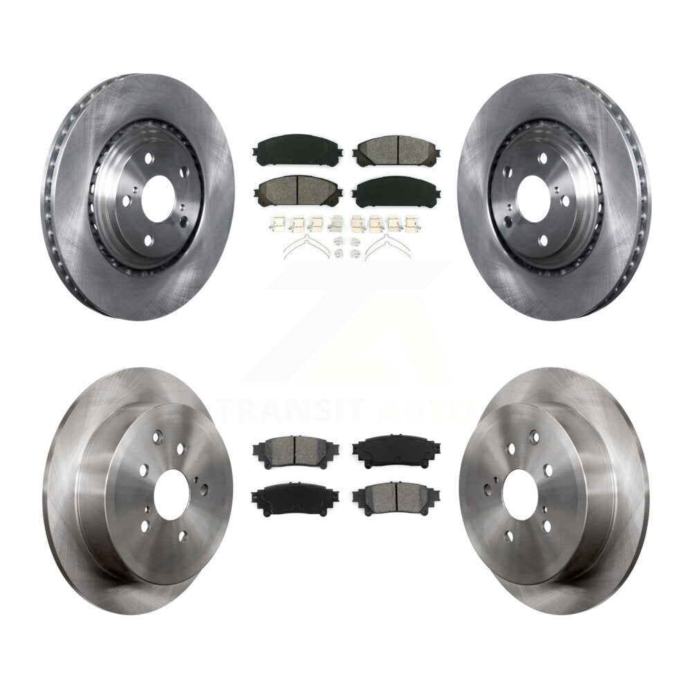 Transit Auto K8S-101391 Disc Brake Kit for 2010-2020 Toyota Highlander, Toyota Sienna, Lexus RX350 & more - Front and Rear product image