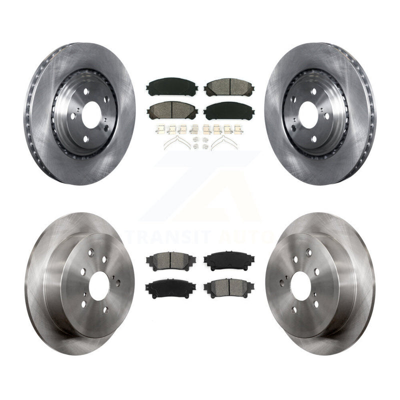 Transit Auto K8S-101391 Disc Brake Kit for 2010-2020 Toyota Highlander, Toyota Sienna, Lexus RX350 & more - Front and Rear product image