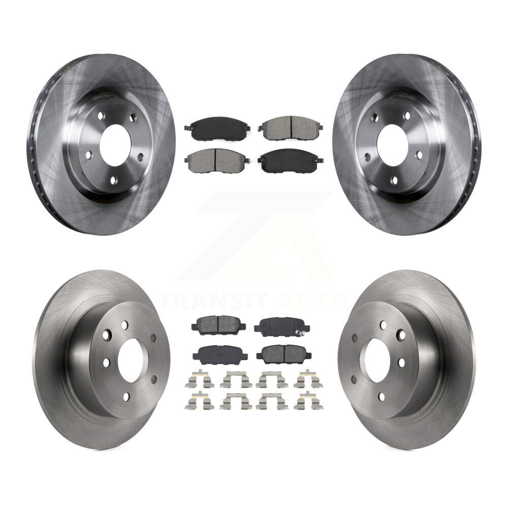 Transit Auto K8S-101393 Disc Brake Kit for 2007-2012 Nissan Sentra - Front and Rear product image